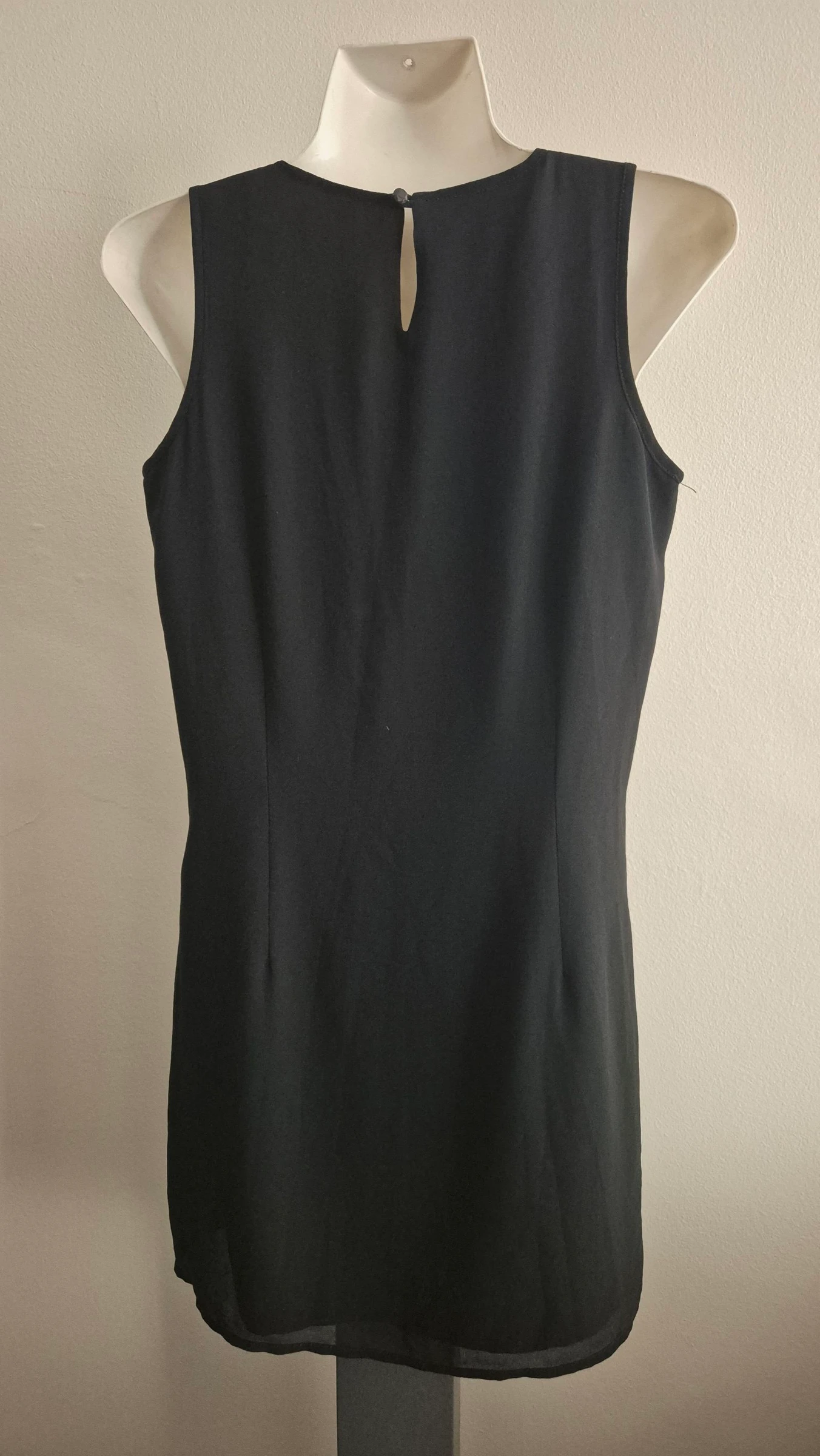 Zwarte jurk met franjes – Maat S – photo 2